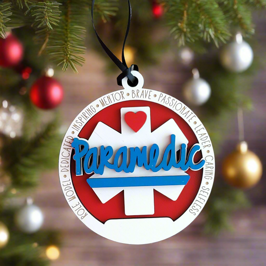 Personalized Paramedic Ornament