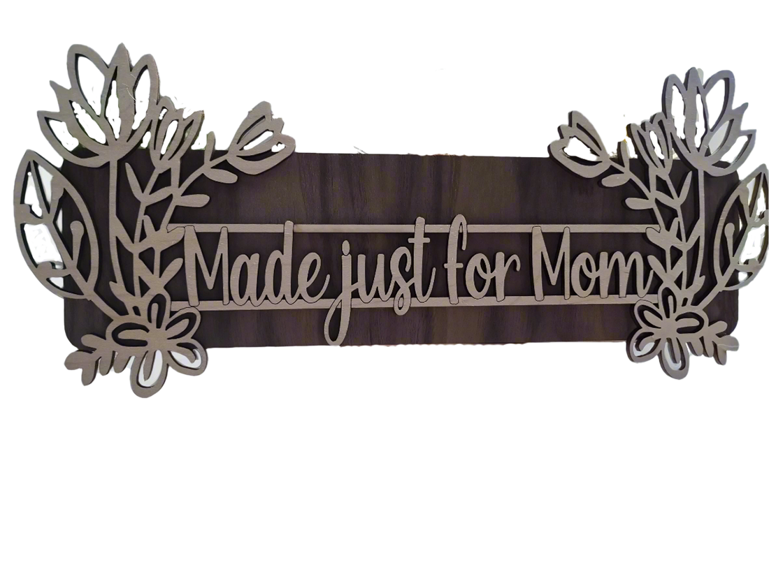 Laser Cut Magnetic Child's Artwork Holder - Handcrafted Wooden Display