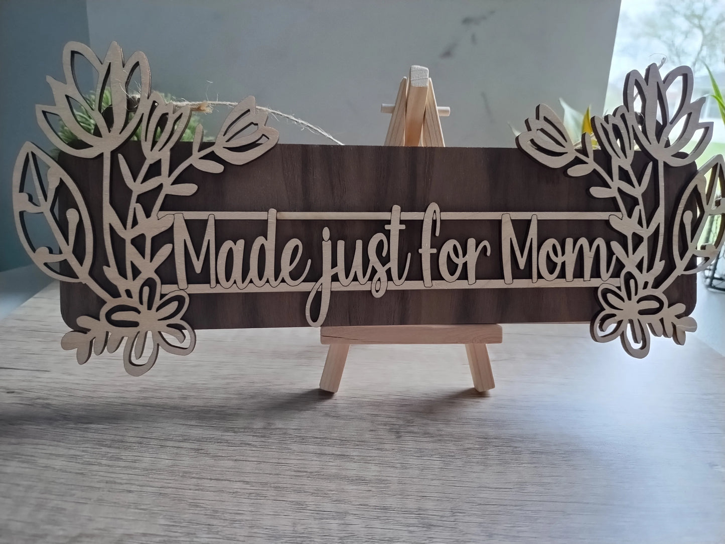 Laser Cut Magnetic Child's Artwork Holder - Handcrafted Wooden Display